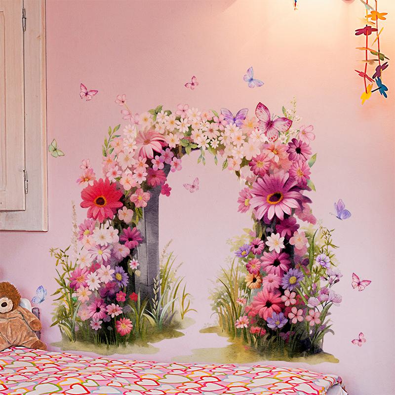 2 шт., наклейки на стену с изображением окна, без очков, 3D-декор для стен, отклеивающиеся и приклеивающиеся наклейки для гостиной, ванной комнаты