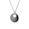 Necklace - Tali - 925 Rhodium-Plated Solid Silver - Black - Steel - Women