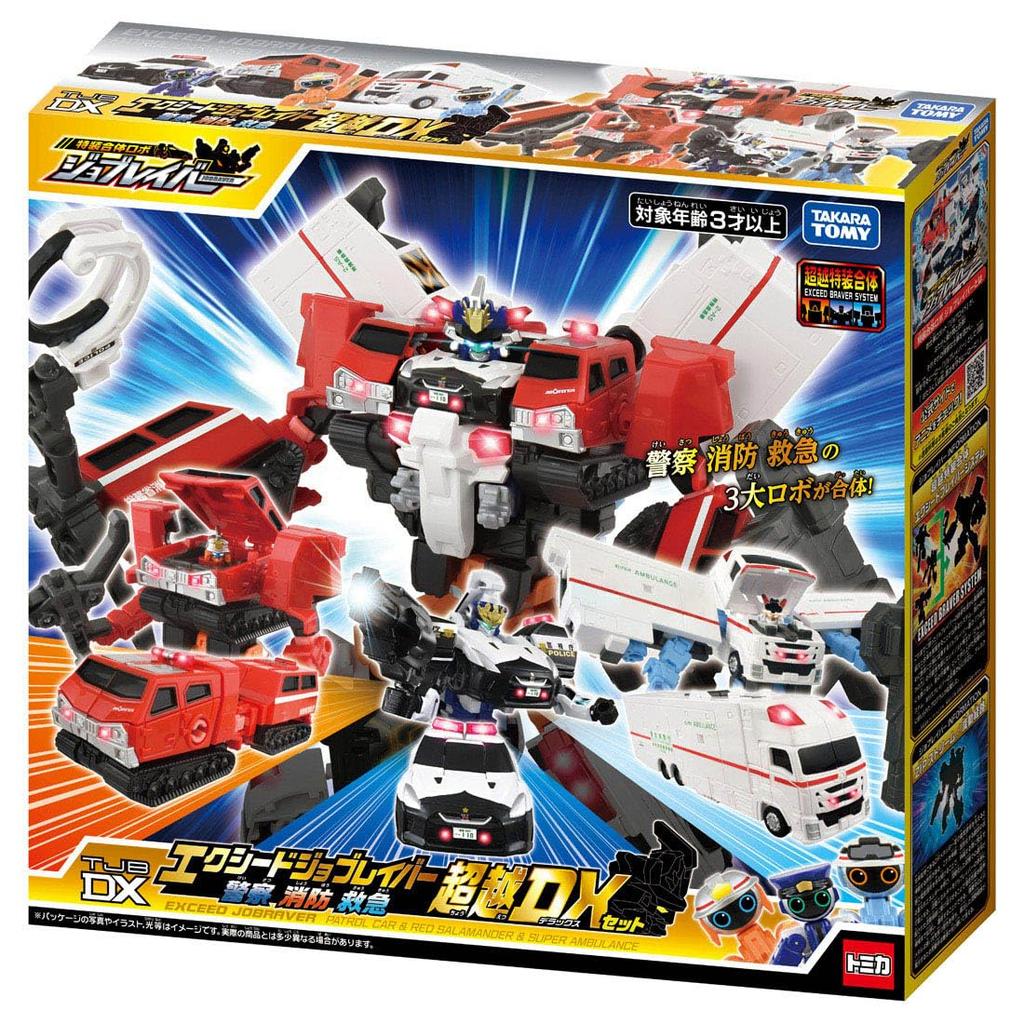 TAKARA TOMY Tomica Job Labor TJBDX Exceed Job Labor Полиция Пожарные Аварийно-спасательные Супер DX Набор Игрушечная Миниатюрная Машинка для Детей от 3 лет и старше