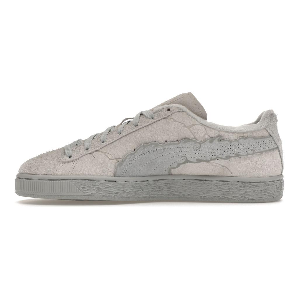 One Piece x Puma Suede Gear 5 Луффи Мужские Кроссовки Серый Пепельно-Серый Платиново-Серый 396524-01