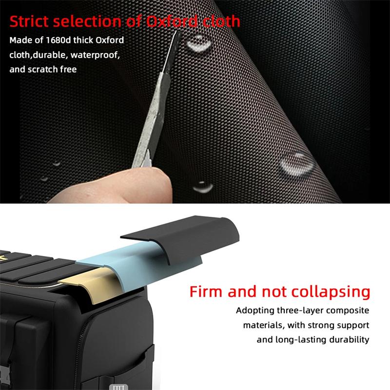 50л органайзер для багажника автомобиля, ящик для хранения из ткани Оксфорд, автоорганайзеры, сумка, складные карманы для хранения багажника для автомобиля, седана, автомобильные аксессуары