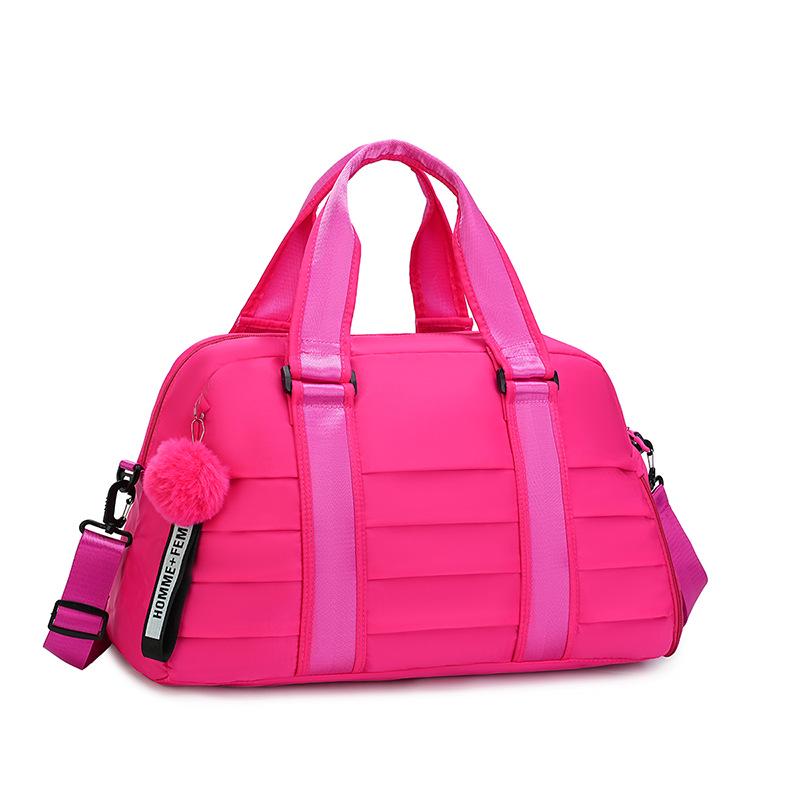 Женская дорожная и спортивная фитнес-сумка кроссбоди большой вместимости, однотонная