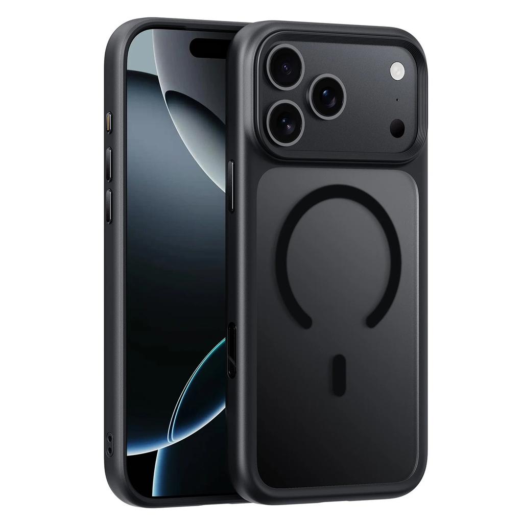 Высококачественный матовый магнитный чехол Magsafe для iPhone 17 Pro Max, 17 Air, 17 Pro С кнопкой AI-камеры, Защита от отпечатков пальцев
