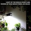 Светодиодные солнечные садовые уличные светильники Clip Light водонепроницаемый датчик движения кемпинговая лампа перезаряжаемая для украшения стены ландшафта