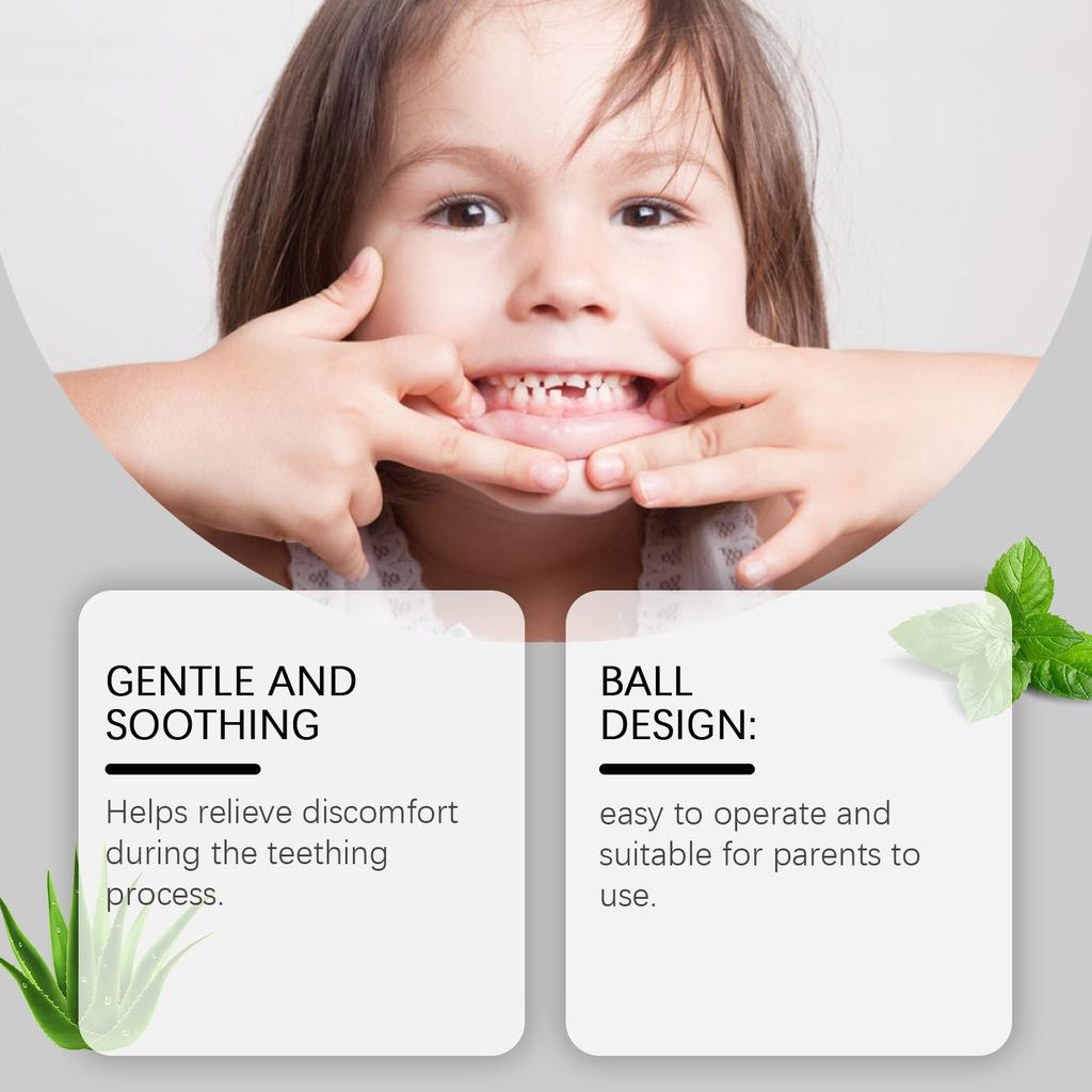 Teething Roller Pain Relief Roller Serum Soothes Teething Discomfort Relieves Pain Gentle And Refreshing,10ML