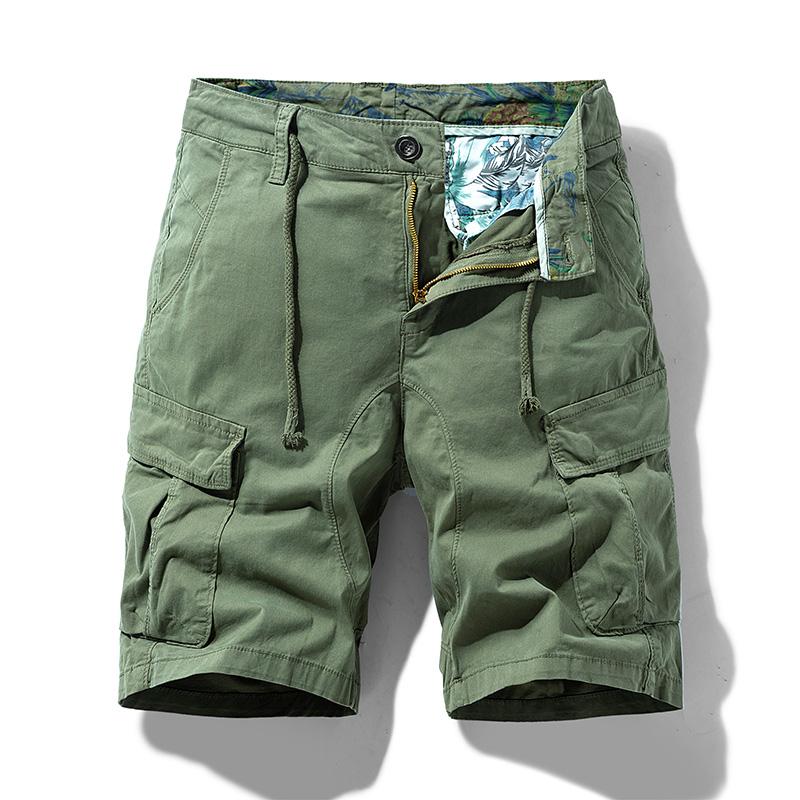 Mens Cargo Shorts Fashion Multi-pockets Shorts Male Casual Jogging Shorts Loose Pants