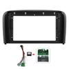 9-дюймовая автомобильная рамка адаптер панели приборов Canbus Box Android Radio Dash Panel Kit для Volvo S80 2001-2006