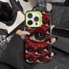 Мягкий чехол для телефона с жутким рисунком красных глаз для iPhone 16 15 14 12 11 13 Pro Max 14Plus 12 13 Mini 7 8 Plus X XS Max XR, задняя крышка