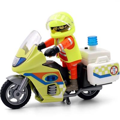 Playmobil Emergency Motorcycle 71205, популярные игрушки в Корее