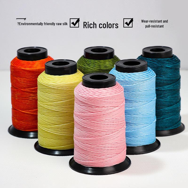 Браслет/ожерелье из цветной восковой нити Morandi: 12, 6 и 3 пряди — самодельная плетеная веревка для изготовления украшений и брелоков