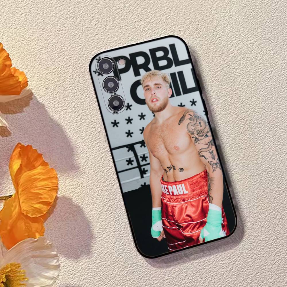 Чехол для телефона Boxing Star J-Jake Paul Черный Силиконовый Мягкий Для Samsung Galaxy A73,A72,A71,A70,A53,A52,A51