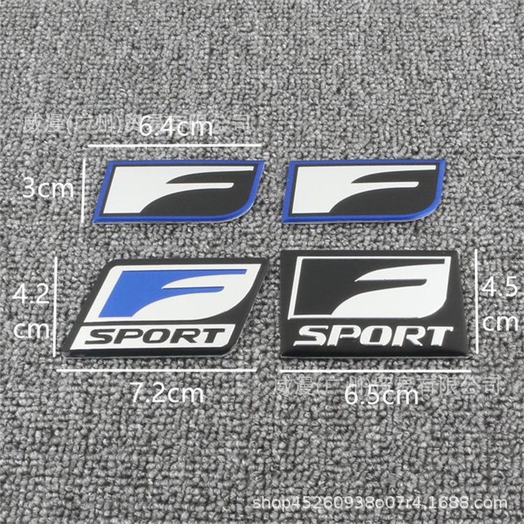 MTIQ6 Car Emblem Badge Sticker For Lexus F SPORT GS GX IS LS LX NX RX UX CT LC RC GX460 Ct200h IS250 ES 220D IS200 Fsport