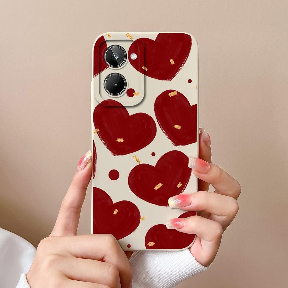 Чехол для Realme 10 Pro Plus 10S Модный Дизайн Полная Защита Задняя Крышка Для Realme 10Pro+ Мягкий Жидкий Силикон Защита от Падения Funda