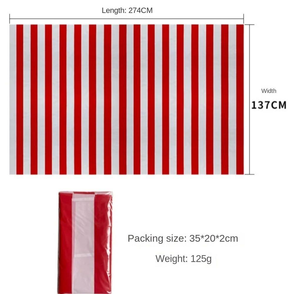 Пикник Цирк Ткань Полосатые Коврики Рождественская Сервировка Стола Модная Скатерть для Вечеринки
