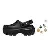 Crocs Шлепанцы Stomp EVA 5,5 см Унисекс Черные 209347-001