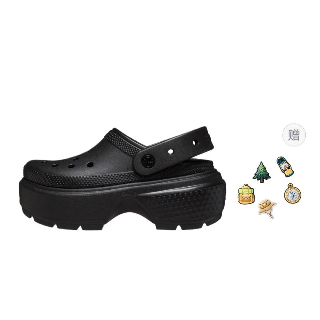 Crocs Шлепанцы Stomp EVA 5,5 см Унисекс Черные 209347-001