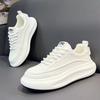Men's Shoes New Mesh Breathable Little White Shoes Trendy Versatile Low-top Shoes Thick-soled Heightening Shoes Comfortable Casual Shoes