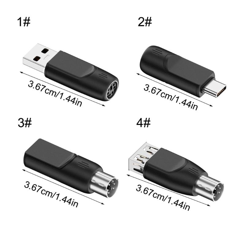 USB Type-C на 2 адаптера-конвертера Широкая совместимость для подключения хостов компьютеров Быстрая установка