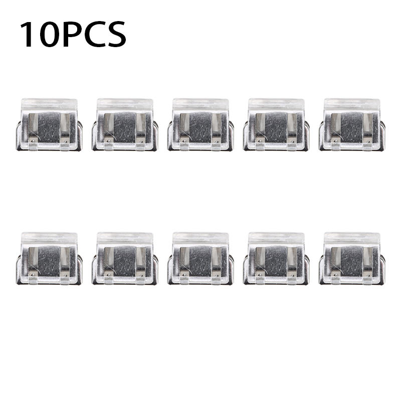 10 шт. Съемные противоскользящие зажимы для брюк, невидимые, без шитья, скрытые пряжки для DIY шитья, рукоделия, зажимы для укорачивания штанин