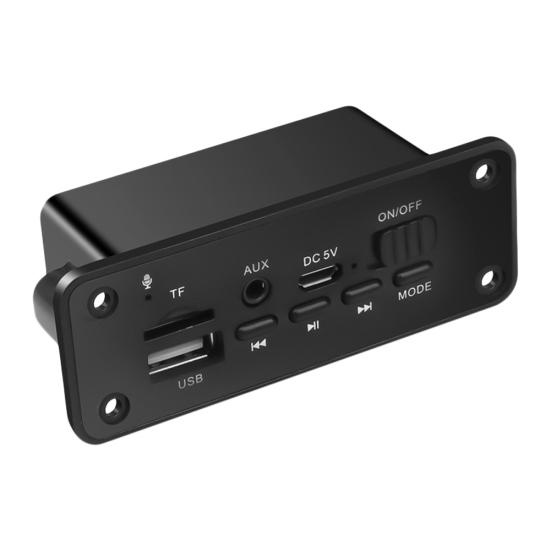 Bluetooth-совместимый автомобильный громкоговоритель 5,0, FM-радио, MP3-плеер, декодер, модуль платы