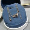 Подвеска-ожерелье с бриллиантами "Подкова и Восьмерка" от Fred для пар