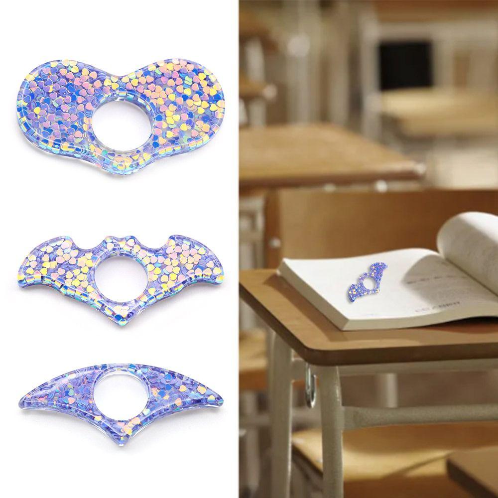 Plastic Thumb Bookmark One Hand Reading Book Support Portable Book Clip