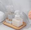 Square Foaming Bottle for Shower Gel, Hand Soap, Conditioner, and Cosmetics.