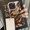 Милый Чехол для Телефона с Рисунком Оленя Сика и Текстурой Личи для iPhone 11 12 13 14 15 16 17 Pro Max 14 15 Plus 17 Air Силиконовый Мягкий Чехол