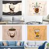 Summer Milk Tea Ice Drink Background Hanging Cloth Home Wall Decoration Tapestry Office Living Room Tapestry