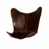 Buffalo Leather Butterfly Chair Folding Sleeper Seat Lounge Modern Accent Chair