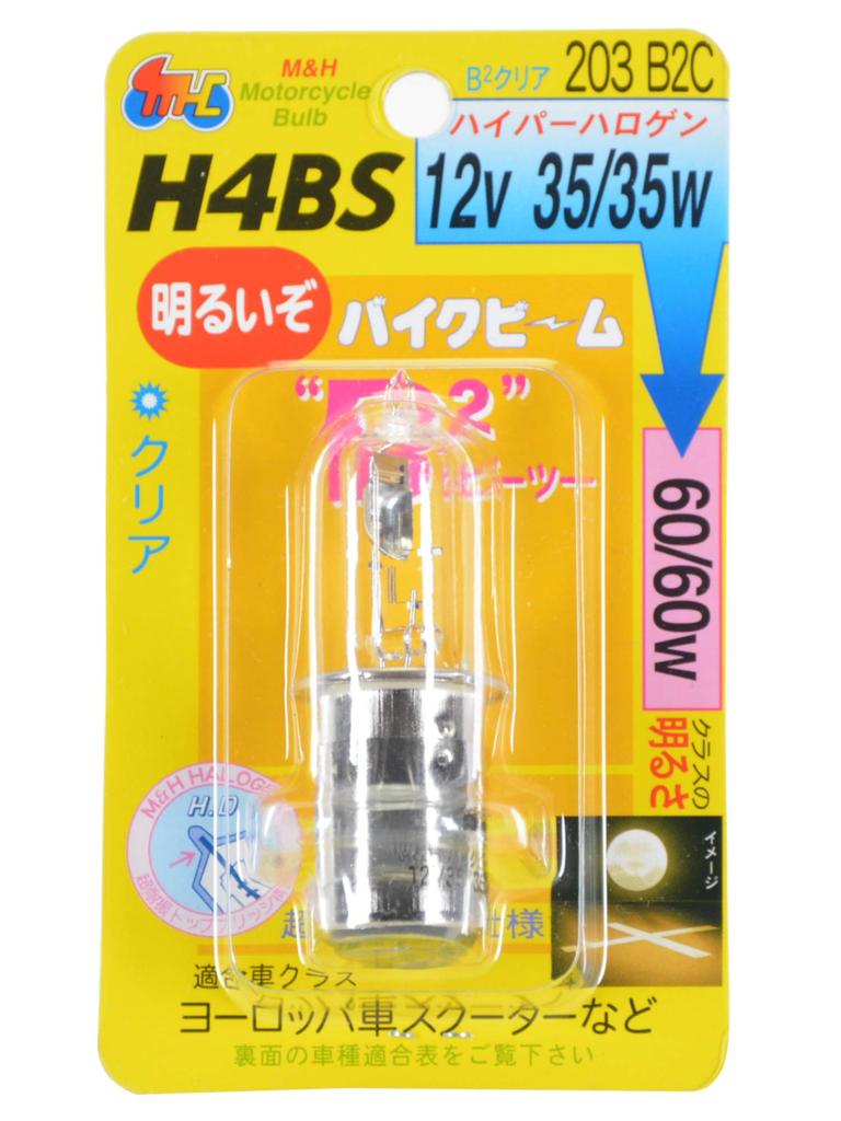 M&H Matsushima H-4BS 12В 35/35Вт (B2/CL) Лампочка 203 203B2C