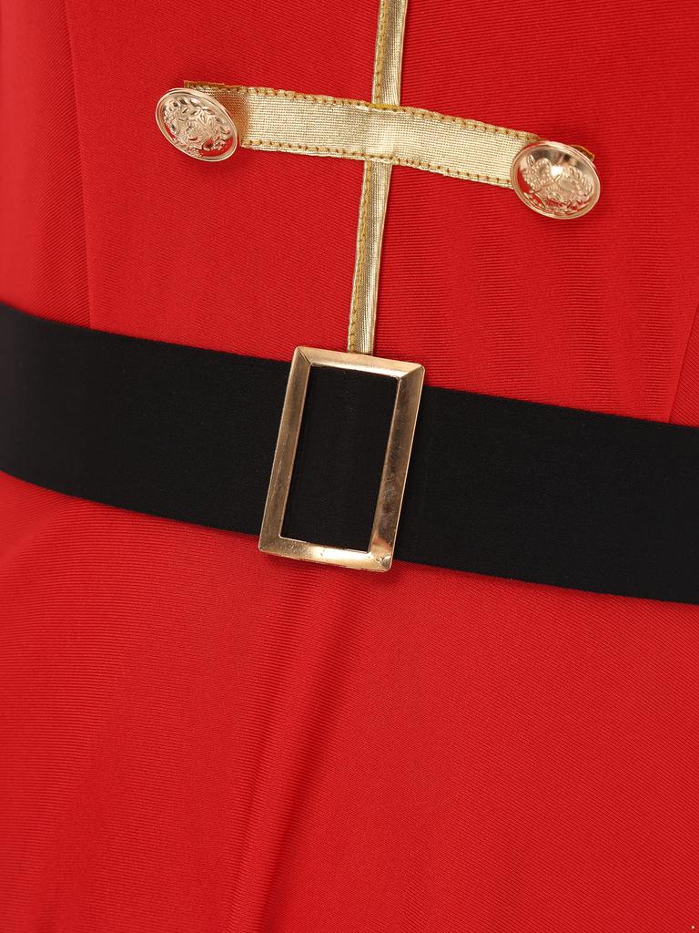 Женский костюм укротителя львов с кисточками на плечах и длинными рукавами, платье для циркового инспектора, наряд на Хэллоуин с поясом