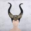 New Sleeping Beauty2gold Horned Headgear Maleficent Mask Halloween Cosplay Props