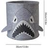 Felt Storage Bucket, Child Felt Basket, Foldable Felt Storage Box For Nursery, Toy, Clothes (shark)felt Storage Bucket,child Felt Basket,foldable Felt