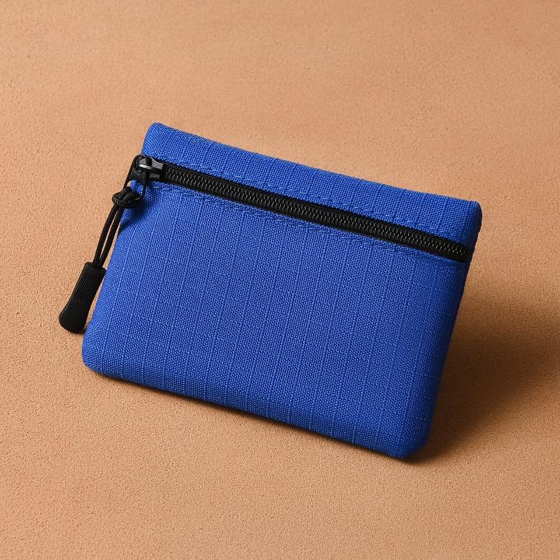 Мини-мешочек для мелочи, простой и портативный, высококачественный тканевый органайзер, на молнии, маленький кошелек, отделение для карт, детский кошелек для монет для студентов.