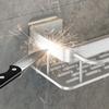 Полки для ванной комнаты без сверления, нержавеющая алюминиевая настенная полка для душа, держатель для полотенец и шампуня, органайзер для ванной комнаты, аксессуары