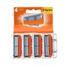 4 Pcs 5 Layer Blades Men's Face Shaving Razor Blades Shaver Blades For Beauty Accessories Gillettee Fusione