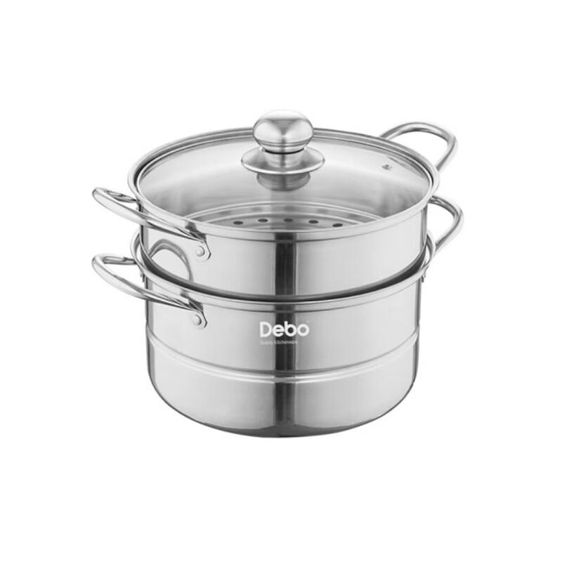 Debo Sibelle DEP-721 28см Двухслойная многофункциональная пароварка для супа из нержавеющей стали