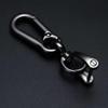 Car Accessories Leather Bradied Key Chain Phone Number Plate Keyring Car Keychain Anti-lost