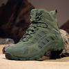 Высококачественные водонепроницаемые ботинки для мужчин, тактические ботинки на платформе, большие размеры, походные ботинки для спорта на открытом воздухе, мужские ботинки Senderismo Hombre