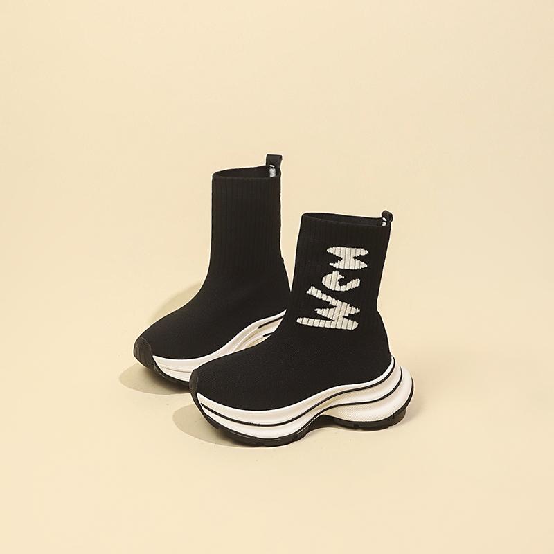 Женские ботильоны на платформе, ботильоны на плоской подошве, зимняя обувь 2025 года, новые трендовые гладиаторские вязаные повседневные модные кроссовки, теплые зимние ботинки Mujer
