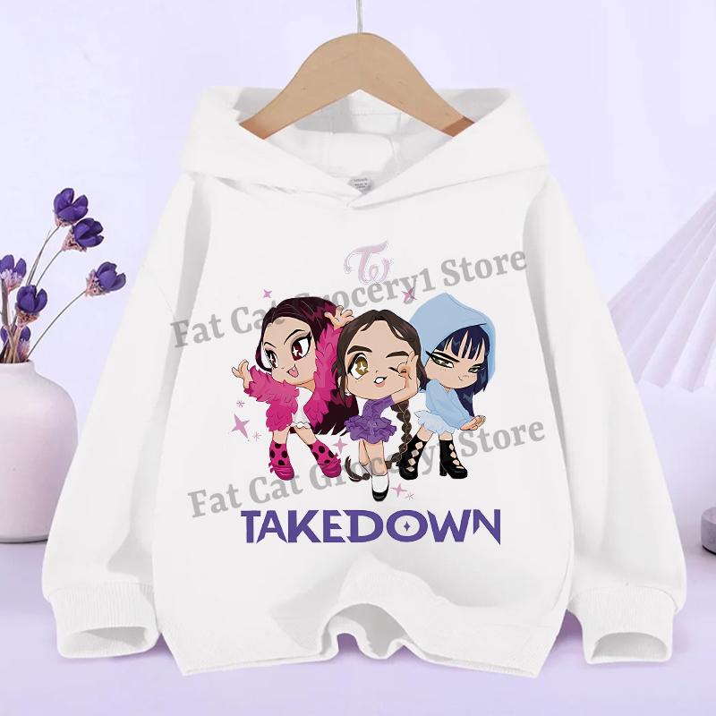 Kpop Demon Hunter Best-selling Children Kawaii Irumi Mira Zoe Hoodie 2025 Autumn Winter Fashion Casual Girls Sports Hoodie