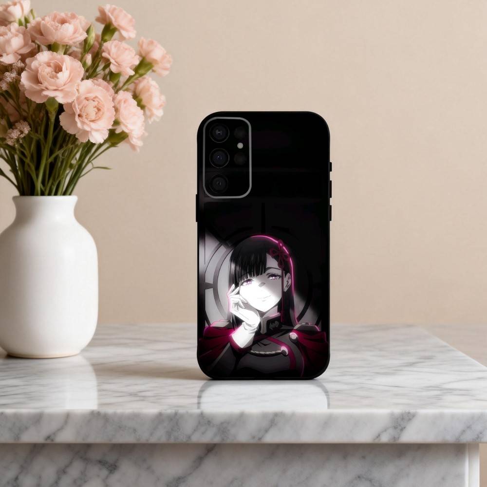 Чехол для телефона Web Manga C-Chained S-Soldier для Samsung S25,24,23,22,30,21,10,9,Ultra,Plus,Lite,FE,4,5 G Мягкий черный чехол