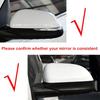 For KIA K2 KX CROSS 2017- RIO 4 2017- Car Rearview Side Mirror Cover Horn Wing Cap Exterior Door Trim Sticker Carbon