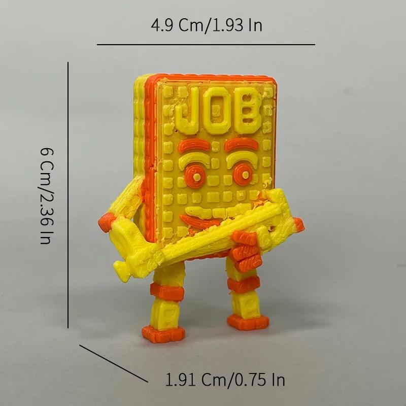 3D-печатные животные «Гниль мозга» Tralalelo Tralala Sharkbricks Подарок для детей Автомобиль Настольный домашний декор