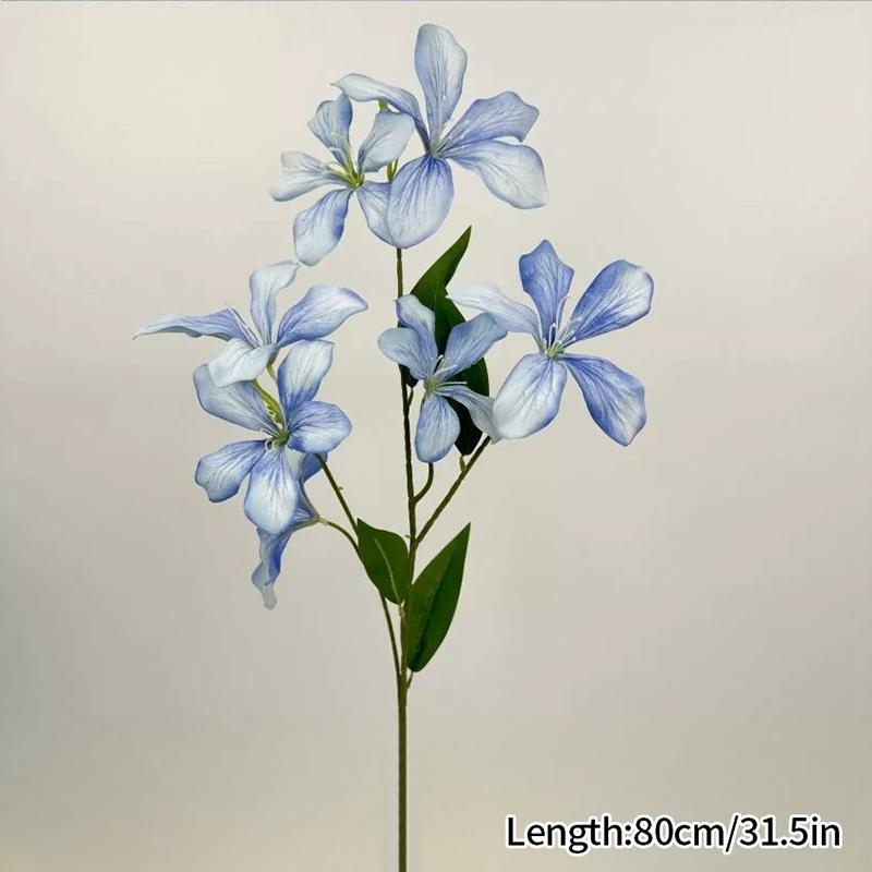 3 Heads Simulated Orchid Multi Colored Flower Arrangement Decor Wedding Bouquet Material High Quality Artificial Flower Bouquets