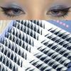 Dramatic Volume Single Cluster Eyelashes 3D Thick Long Eye Lashes Fox Eye False Eyelashes Women