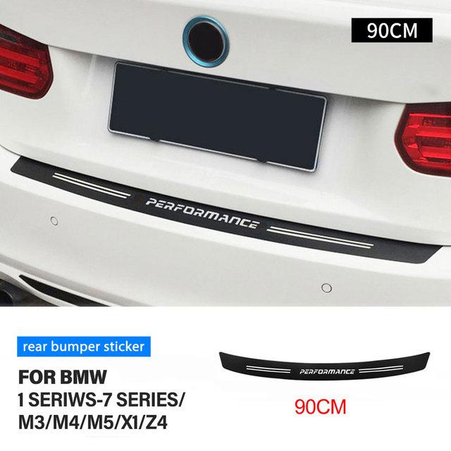 Наклейки на задний багажник автомобиля из углеродного волокна M Performance для BMW 1 3 5 7 серии E46 E90 F20 F30 F10 G20 E60 X3 X4 X5 X1 X6, аксессуары