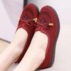 Sapatos femininas женские ретро винно-красные весенне-летние туфли-лоферы на плоской подошве для работы в отеле женская мода комфорт танцевальная обувь ea211