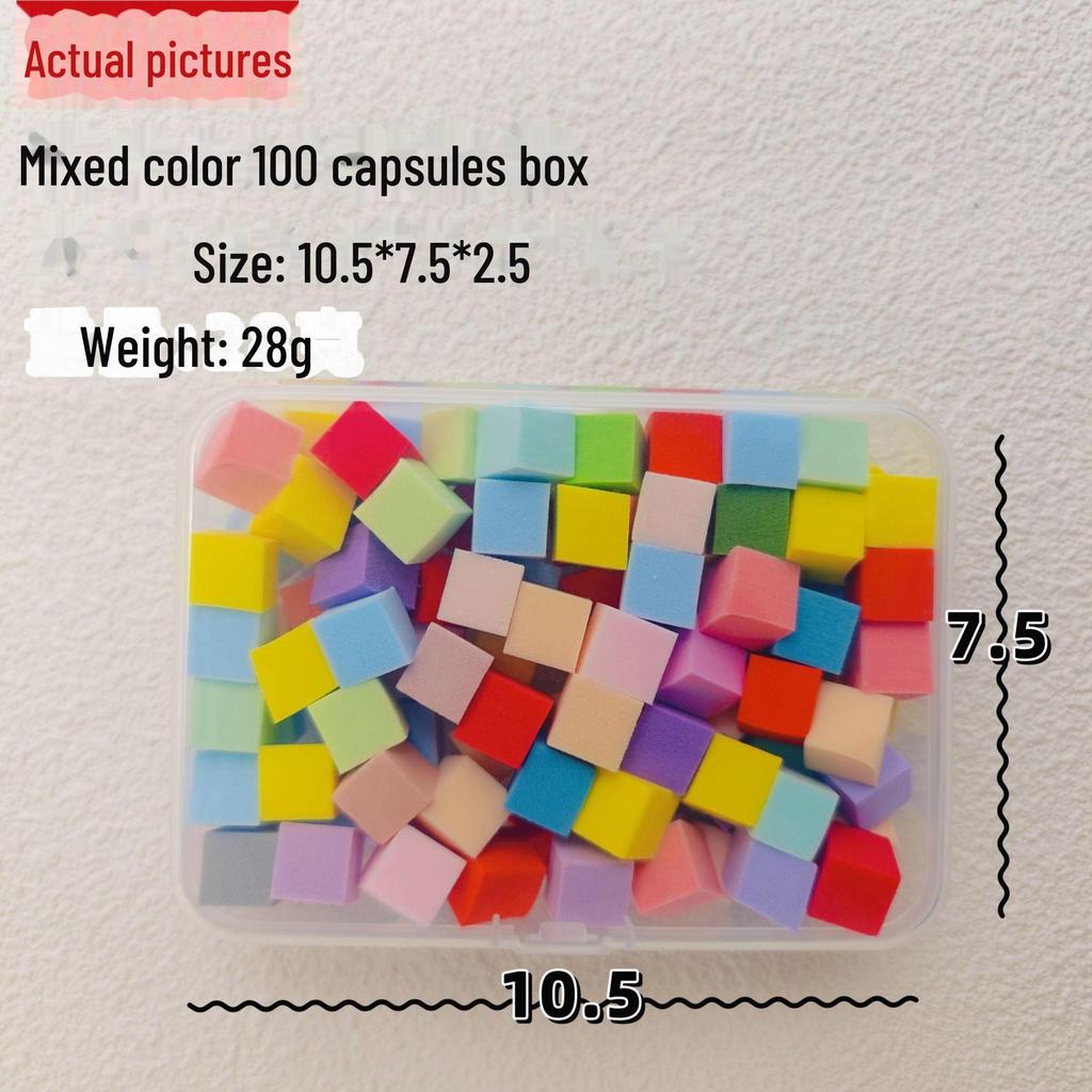 Кисть-губка для нейл-арта с градиентным размазыванием, хлопок